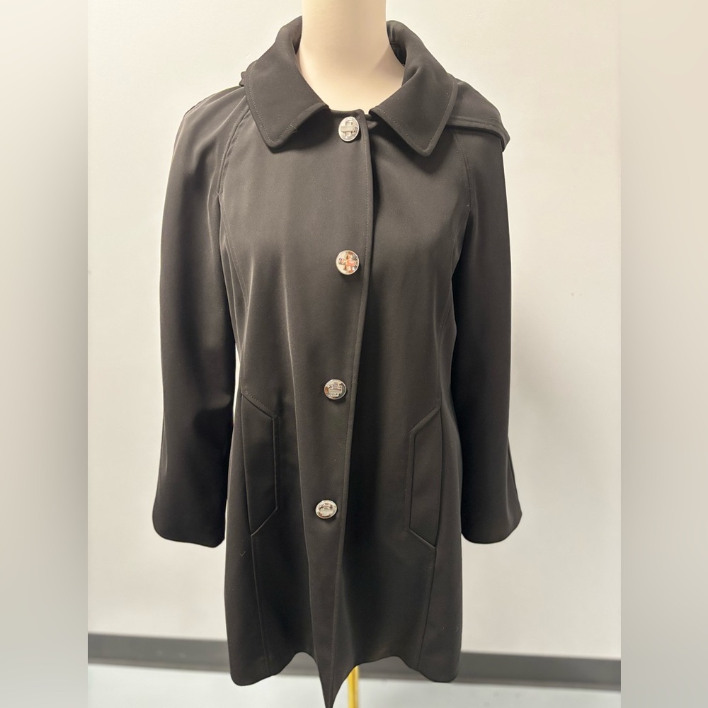London Fog Black Trench Coat